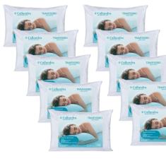 Imagem de Kit 8 Travesseiros Percal 200 Fios 100% Algodão Callandra