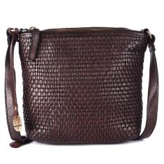 Imagem de VILENCA HOLLAND Bolsa tiracolo de couro genuíno para mulheres, bolsa de escritório casual moderna com alça ajustável, Marrom