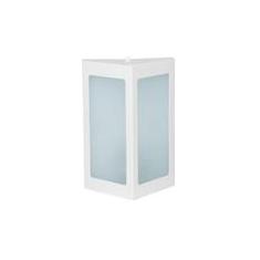 Imagem de Arandela Metrópolis Triangular Branca Uma Lâmpada E27