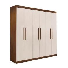 Imagem de Guarda Roupa 6 Portas Ubatuba - Móveis Valverde - Off White/New Canion