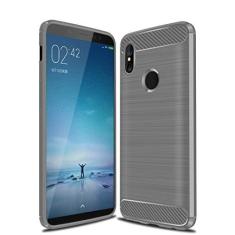 Imagem de Capa para Xiaomi Redmi Note 5, capa de material de fibra de carbono, macia, antiderrapante macia, anti-impressão digital, capa totalmente protetora para Xiaomi Redmi Note 5
