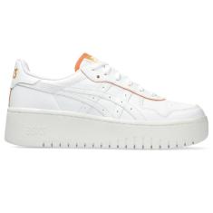Imagem de Tênis ASICS Japan S PF - Feminino - Branco e Laranja-Feminino