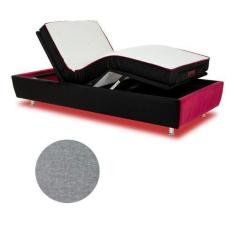 Imagem de Cama Solteiro Box Gamer Linho Cinza Claro 108x218 Sem Fio - Pilati