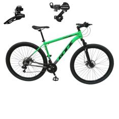 Imagem de Bicicleta Mtb Aro 29 Gti Roma 21v Index Alumínio Freio Mecânico Suspensão 80mm Cambios Shimano-Unissex