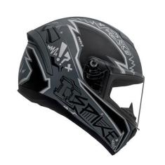 Imagem de Capacete Moto Feminino Masculino Peels Spike 2 STK, Cinza Dark Fosco e
