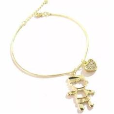Imagem de Pulseira Menino Filho Amado Folheado a Ouro 18k