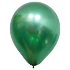 Imagem de Balão Alumínio Verde Nº5 - 25 Unidades