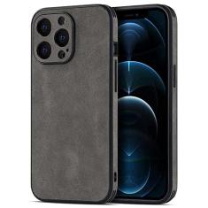 Imagem de Capa de telefone de couro PU fosco para iPhone 13 11 12 14 Pro Max XS Max XR X 13Pro 14 11 Capa traseira de silicone macio Business Slim, T5, para iphone 14 Plus
