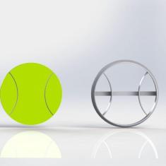 Imagem de Cortador Bola de Tênis Tamanho 5cm