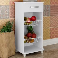 Imagem de Armário de Cozinha Fruteira 1 Gaveta Branco 3010 - Percasa