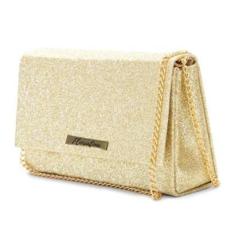 Imagem de Bolsa Festa Balada Social Casual Clutch Alça Corrente Glitter-Feminino