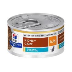 Imagem de Ração Úmida Hills Kidney Care K/D Sabor Atum E Vegetais Para Gatos Adu