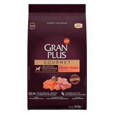 Imagem de Ração Seca GranPlus Gourmet Salmão & Frango para Cães Adultos Raças Médias e Grandes - 10,1 Kg