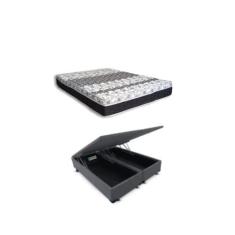 Imagem de Conjunto Cama Box Baú Casal Queen + Colchão Castor Class Queen 158X198