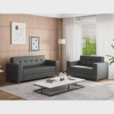 Imagem de Conjunto de Sofás 3 e 2 Lugares Bronze