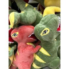 Imagem de Pelucia dinossauro Rex Grande 35cm Fofinha Cores Sortidas - NEW TOYS, 