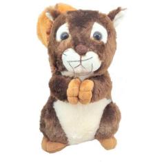 Imagem de Esquilo Pelúcia Escuro 25 Cm Altura - Tuka Toys