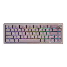 Imagem de Teclado mecânico KiiBoom Loop 65 65% alumínio rosa roxo