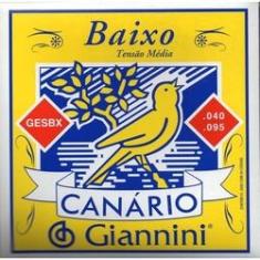 Imagem de Encordoamento Canario Baixo 4 Cordas 040 Giannini