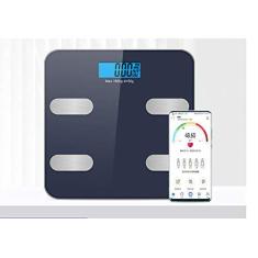 Imagem de balança de gordura corporal bluetooth - balança de peso digital inteligente com aplicativo internacional okok para iOS e Android, balança de pesagem bluetooth para analisador de composição corporal com