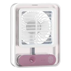 Imagem de Mini Ventilador Silencioso Umidificador LED 1500mAh 3,7V