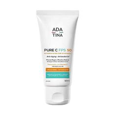 Imagem de Protetor Solar Clareador Com Vitamina C Concentrada Pure C FPS 50 Ada Tina