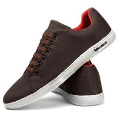 Imagem de Tênis Casual Lona Masculino Confortável Com Cadarço-Masculino