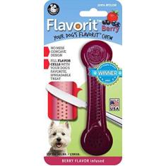 Imagem de Brinquedo Mordedor p/Cachorro Pet Qwerks Flavorit Berry M