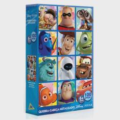 Imagem de Quebra-Cabeça 100 Peças Pixar Metalizado toyster