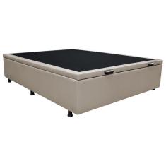 Imagem de Base Box Baú Para Cama Casal 138X188cm Liz S05 Sintético Bege - Mpozenato