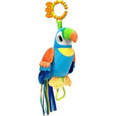 Imagem de Pelucia Papagaio Didi Azul Chocalho Buba