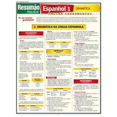 Imagem de Resumão. Espanhol 1. Gramatica - Capa Comum - 9788577111879