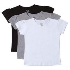 3 camisetas femininas