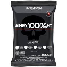 Imagem de Whey Protein 100% Hd Black Skull 900G - Proteína 3W (Wpc + Wpi + Wph)