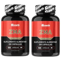 Imagem de Zma 120 Cápsulas Growth Supplements Kit 2 Potes