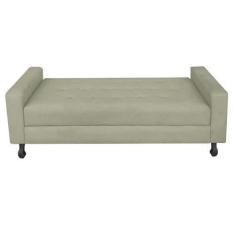 Imagem de Recamier Calçadeira Sofá Bianca  1,40 cm Casal Baú Quarto Sala Suede B