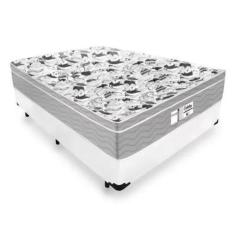 Imagem de Cama Box Casal + Colchão Molas Ensacadas Probel Evolution Pillow Euro