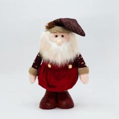 Imagem de Dupla Bonecos Natalino 80cm Rena E Papai Noel Pernas Ajustáveis