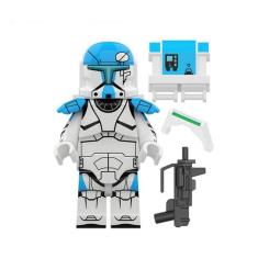 Imagem de Boneco Blocos De Montar Star Wars Clone Commando 5 Blue