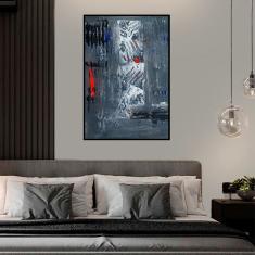 Imagem de Quadro Canvas Pint Ab. Tons De  E  60x40
