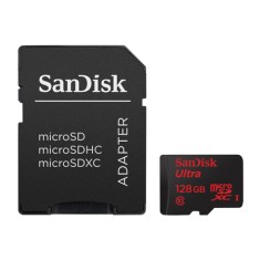 Imagem de Cartão de Memória Micro SDXC-I com Adaptador SanDisk Ultra 128 GB SDSDQUA-128G-G46A