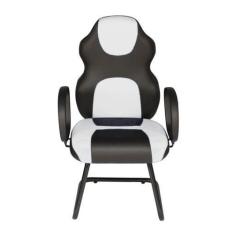 Imagem de Cadeira Gamer Interlocutor Linha Gamer Racing Branco - Design Office M