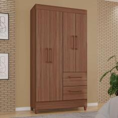 Imagem de Guarda-Roupas Star 100% Mdf Tuboarte 4 Portas 2 Gavetas