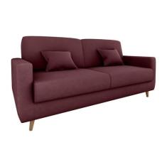Imagem de Sofá Cama Emília 2 Lugares 190cm Veludo Rosê Matrix