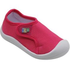 Imagem de Tênis Calce Fácil Bebê Fechamento Em Tiras Autocolantes Sapato Flexíve