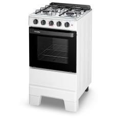 Imagem de Fogão Esmaltec Ideal POP 4 Bocas Branco com Forno Limpa Fácil