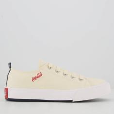 Imagem de Tênis Coca Cola Atlanta Canvas Feminino Off White-Feminino