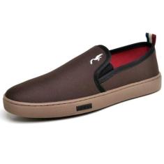 Imagem de Tenis Slip Masculino Sapatenis Casual Iate 37 AO 46 - Tornile, Café, 4
