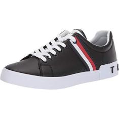 Imagem de Tommy Hilfiger Tênis masculino Ramus, Preto Multi 967, 38