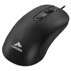 Imagem de Mouse USB Óptico 1000 DPI 4 Botões Cabo 1.5m Monocron MN264-4D Preto